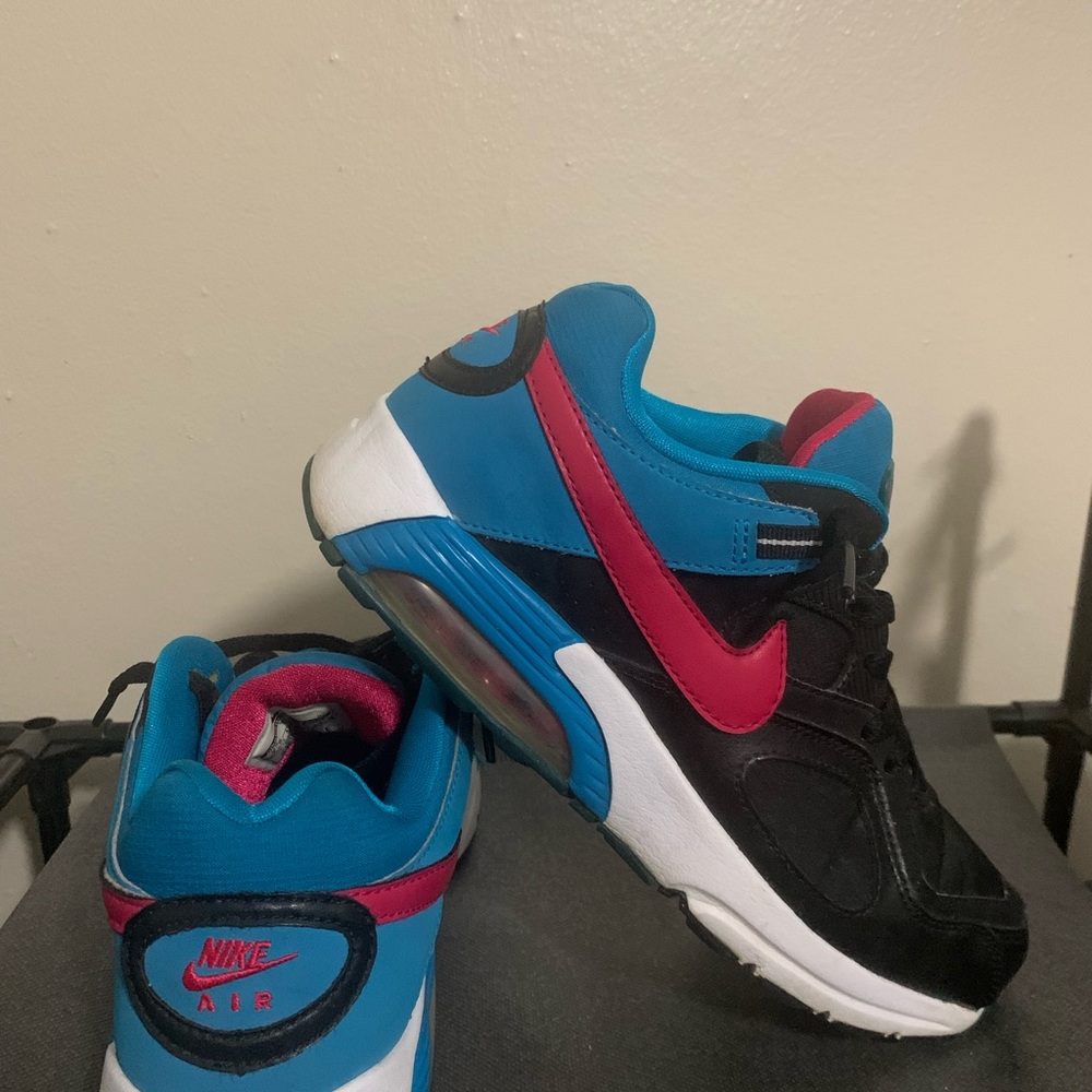 Nike Air Max Women’s Sneakers - Black, Blue, and Pink